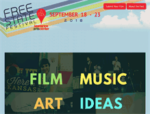 Tablet Screenshot of freestatefestival.org